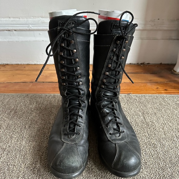 Camper Shoes - Camper Pelotas lace up boots, size 38, in black